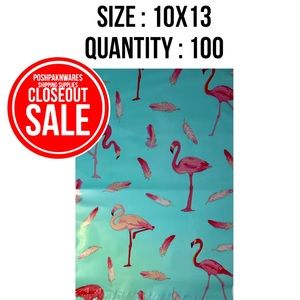 100 Mailers poly 10x13 CLOSEOUT SALE bags for clothing pants tshirt leggings top
